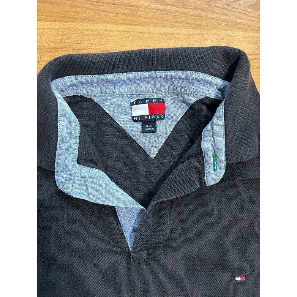 Tommy Hilfiger long-sleeved polo shirt Men’s XL Midnight Blue Classic Preppy - Picture 2 of 8
